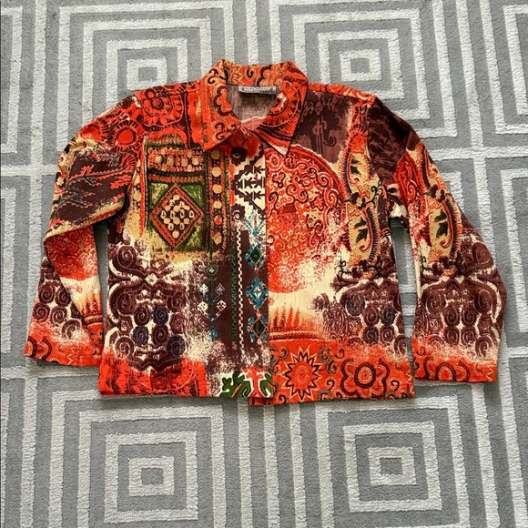 Bohemian Patchwork Jean Jacket - Picture 2 of 8